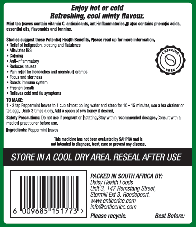 Peppermint Looseleaf Tea Leaves 100g - Image 3